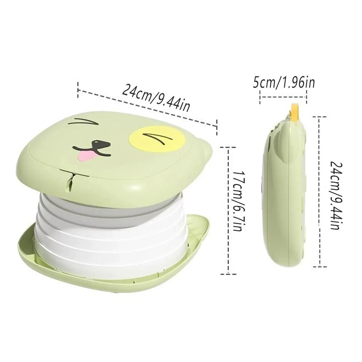 Childrens Portable Folding Toilet Travel Potty Seat for Outdoor and Indoor Use