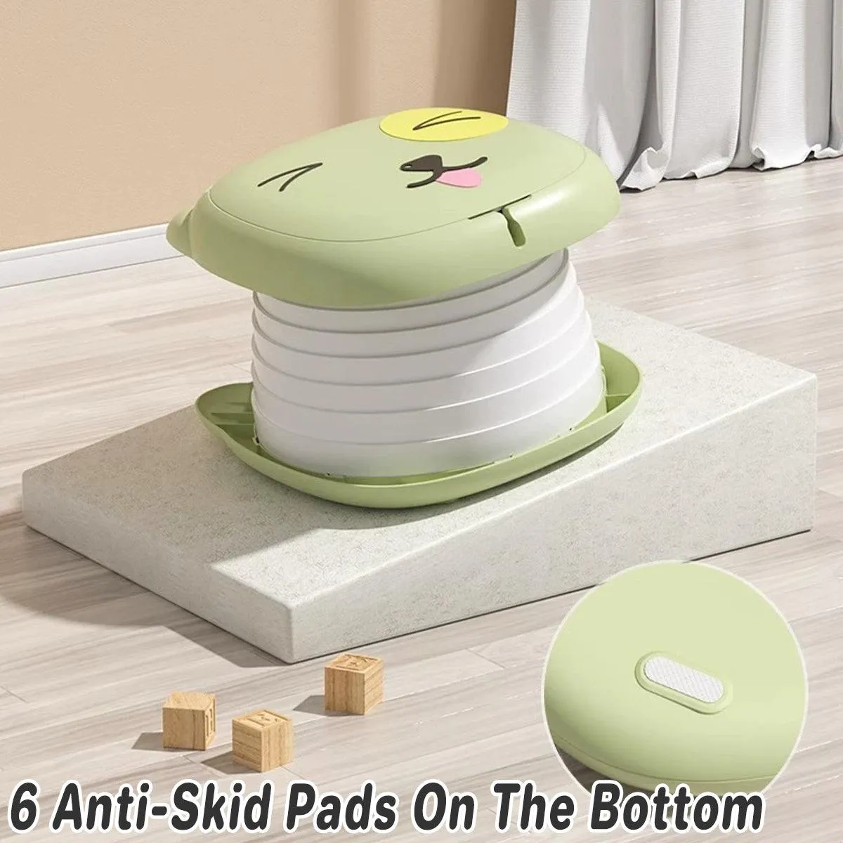 Childrens Portable Folding Toilet Travel Potty Seat for Outdoor and Indoor Use