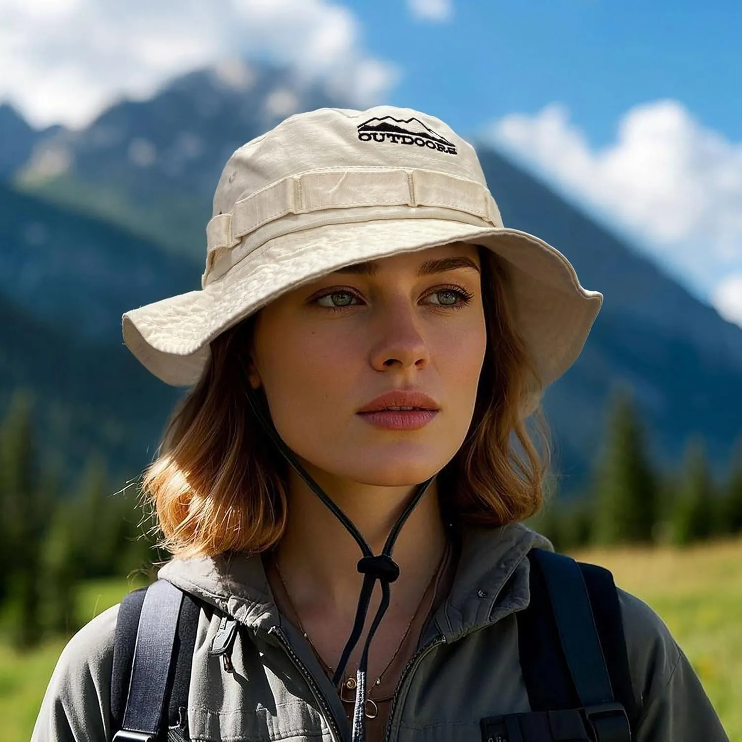 CLAPE Bucket Hat Lightweight Breathable UPF 50  UV Protection Wide Brim Foldable Fishing Hat Outdoor Camping Hiking Sun Hat