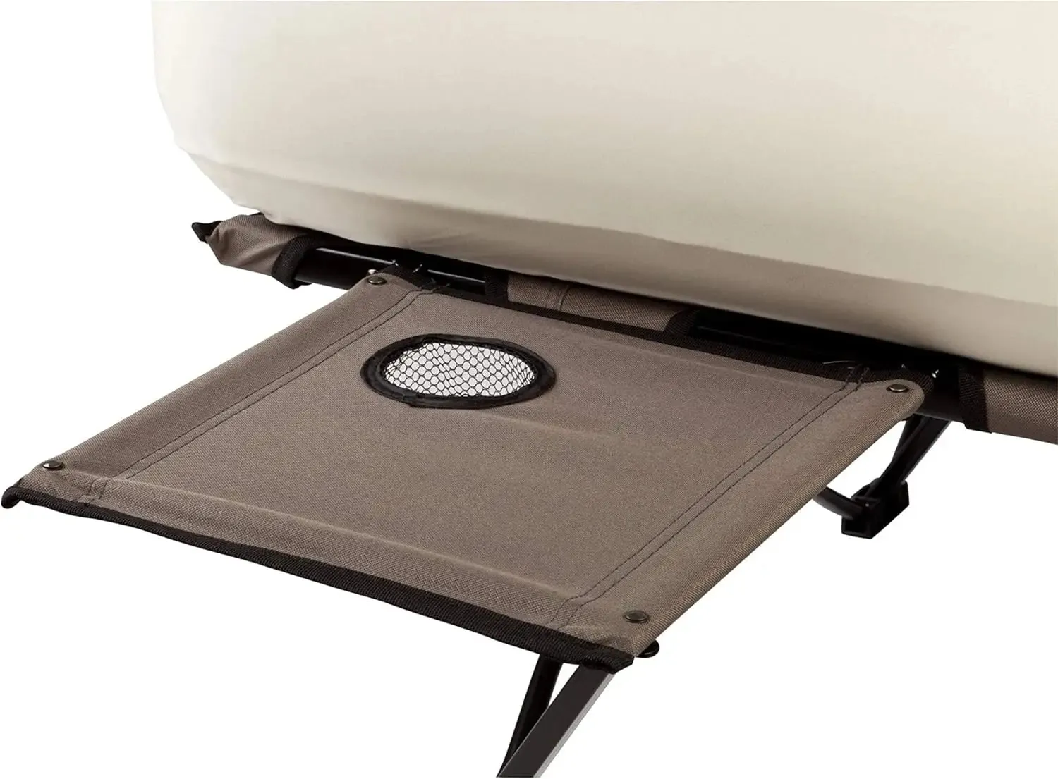 Coleman Camping Cot Combo – Folding Cot, Air Mattress, Side Table & Pump for Comfortable Camping