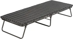 Coleman ComfortSmart Glamping Cot with Sleeping Pad Folding Steel Cot with Thick Mattress Pad for Comfortable Sleeping Deluxe Size Available for Big & Tall Adults