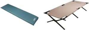 Coleman Self-Inflating Camp Pad and 300lb Capacity Camping Cot Bundle