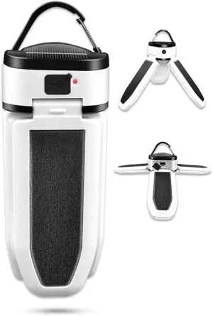 Collapsible Camping Lantern,Camping Tent Lanterns for Lighting Lights Flashlight Rechargeable Battery by USB or Solar Charging