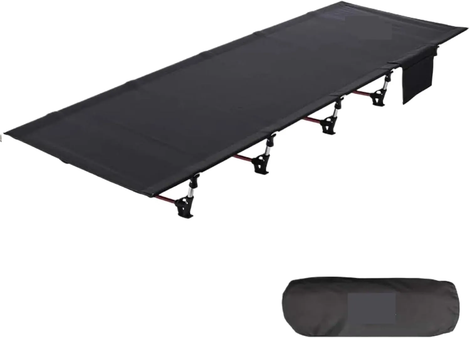 Compact Camping Cot Backpacking Folding Lightweight Easy Set Up Heavy Duty for Outdoor Hiking Travel Beach