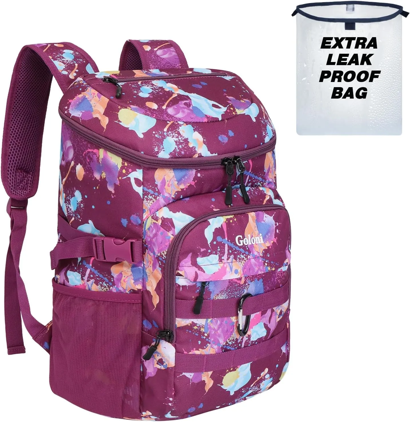 Cooler Backpack Insulated Leak Proof,Small Soft Coolers Bag for Men and Women Camping,Travel,Beach,Hiking,Picnic