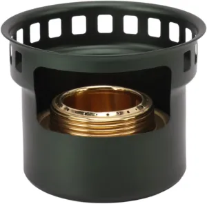 Copper Windproof Portable Alcohol Stove Camping Picnic Outdoor (Dark Green)