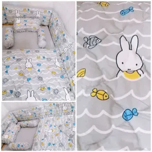 Cot Bedding Set - Rabbit