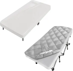 Cot Sheets and Cot Mattress Pad Topper