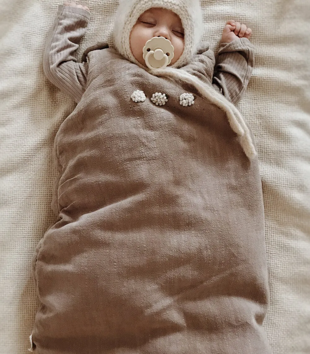 Cozy Baby Sleeping Bag 80 cm – Soft Cotton, Perfect for All Seasons