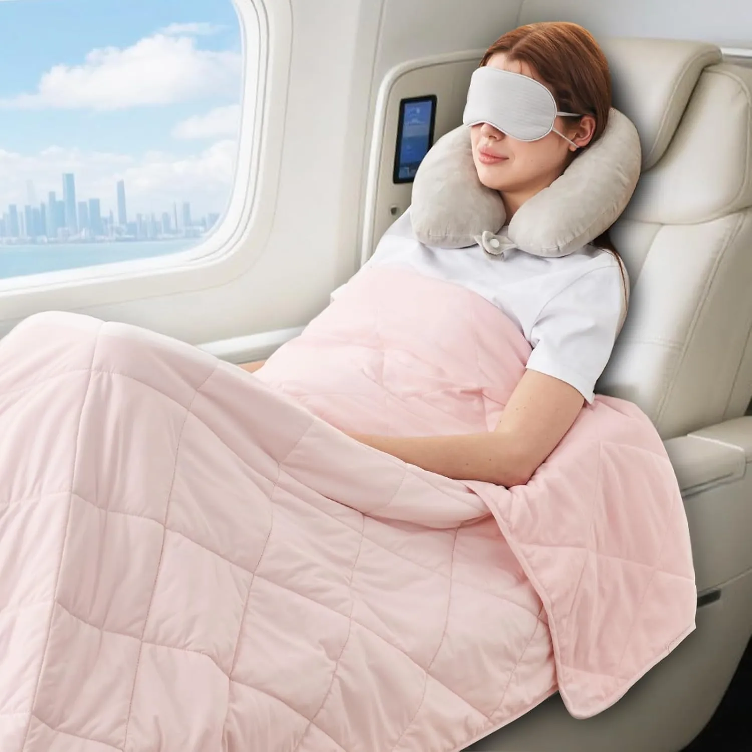 Cozy Bliss Cooling Throw Blanket for Hot Sleepers, Q-Max 0.4 Cooling Comfort 50x70, Cold Blankets for Night Sweats Sleeping, Ultra-Cool Lightweight Breathable Summer Blanket for Bed Travel