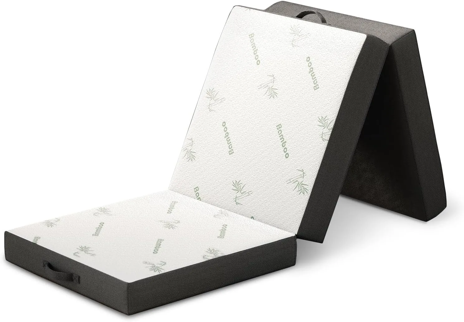 Cozzzi Trifold Foldable Mattress for Floor and Traveling with Removable Cover - Lightweight and Portable Foldable Mattress for Adults & Kids - Compact and Easy to Storage (75in x 25in x 4in)