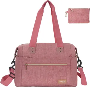 Diaper Bag Tote for Women - Multi-Functional Baby Bag with Pacifier Case, Hospital Delivery & Travel Mom Backpack
