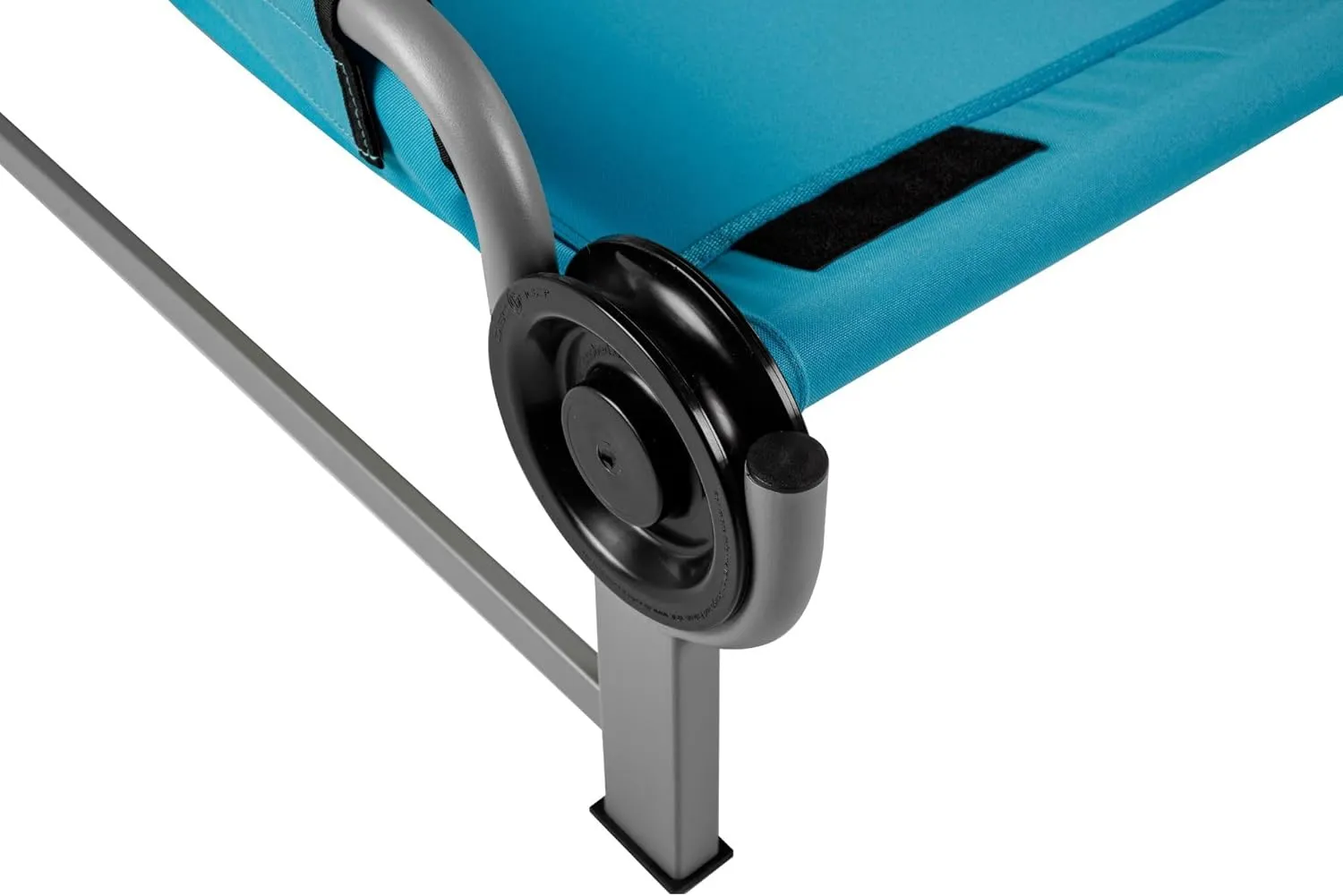 Disc-O-Bed Youth Single Cot Kid-O-Bed with Storage Organizer for Easy Gear Access & Carry Bag Transport, Indoor or Outdoor Use, Teal