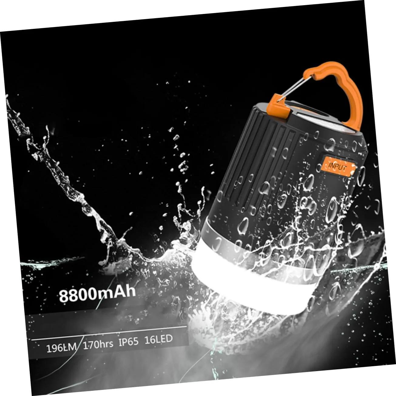 DOITOOL 2pcs Camping Lantern Power Bank Camping Light Led Camping Light Campfire Fishing Water Proof
