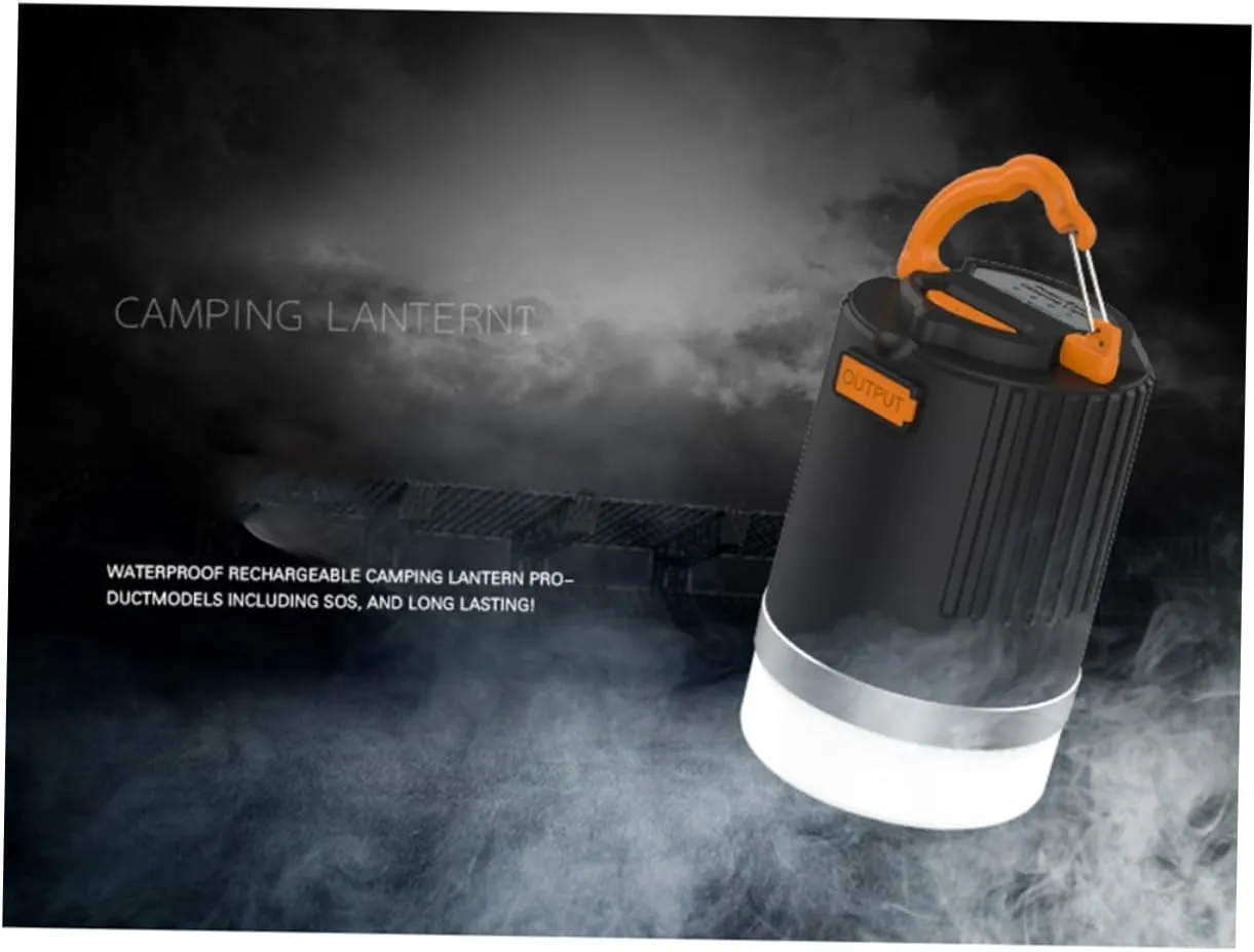 DOITOOL 2pcs Camping Lantern Power Bank Camping Light Led Camping Light Campfire Fishing Water Proof