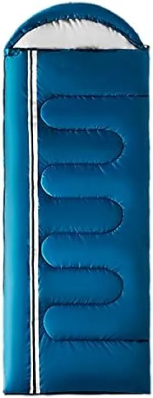 Double Sleeping Bag, Outdoor Camping, Ultra-Light Adult, Suitable for Hiking, Soft and Stitchable,Red/Left