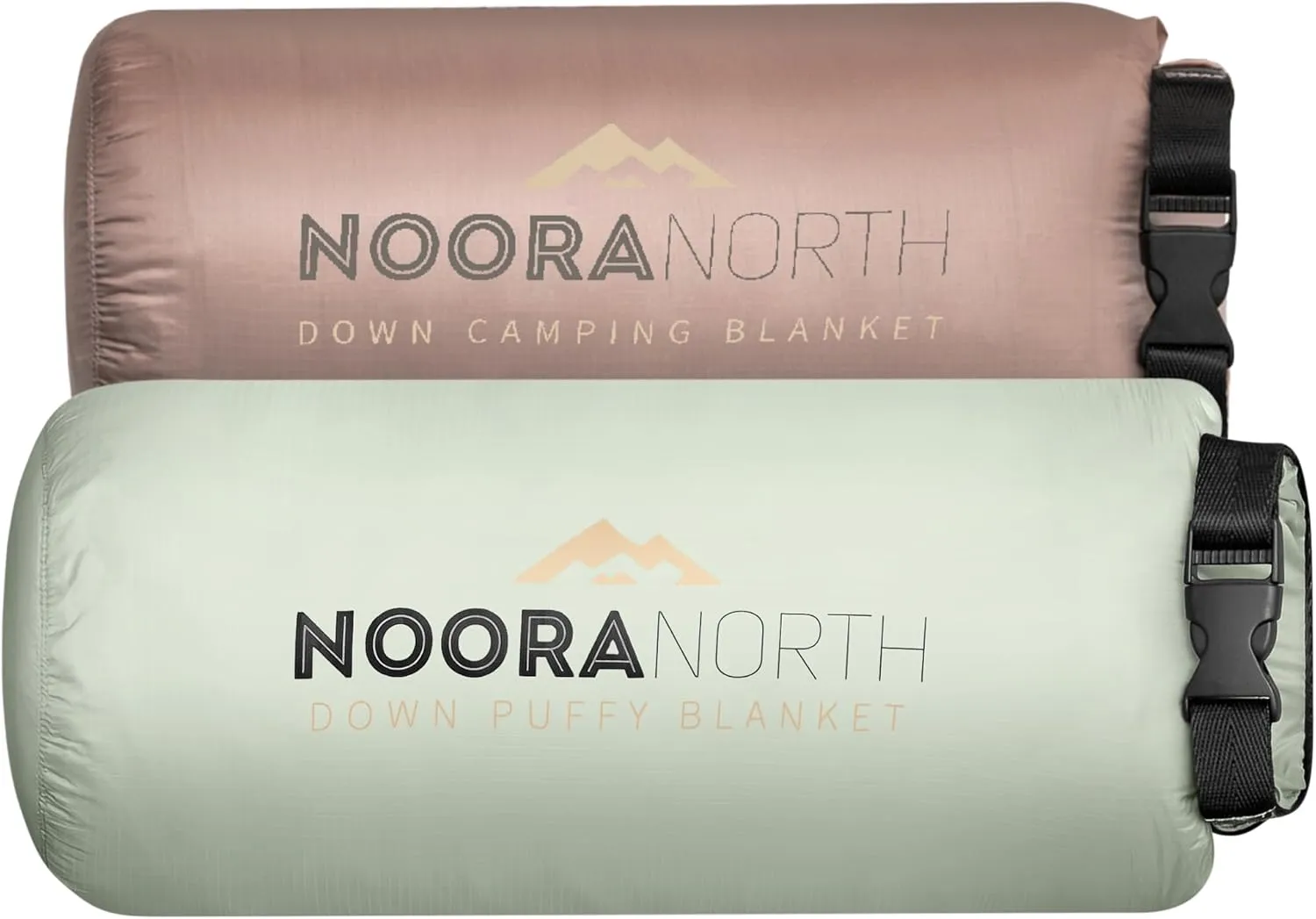 Down Camping Blanket with Footbox - Packable Warm Puffy Ultralight Camp Quilt - Fill Power 650 - Water Resistant for Backpacking Hiking Travel – Compact Outdoor Throw Sleeping Blanket with Bag - 52x77