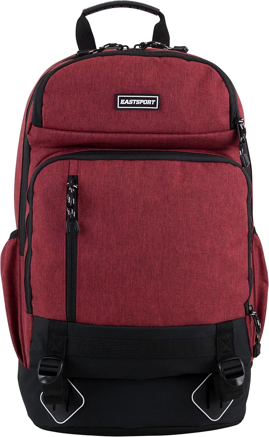 Eastsport Elevated Multi-Compartment Luggage Hiking Camping Outdoors Weekender Travel Large Bookbag Backpack Daypack Rusksack Bag, Maroon