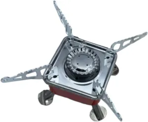 Efficient Outdoor Barbecue Grill Folding Camping Stove Gas Cooker Picnic Stove Stainless Steel