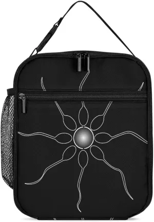 Egg Sperm Reproduction Portable Insulated Lunch Bag Lunchbox Cooler Tote for Office Work Picnic