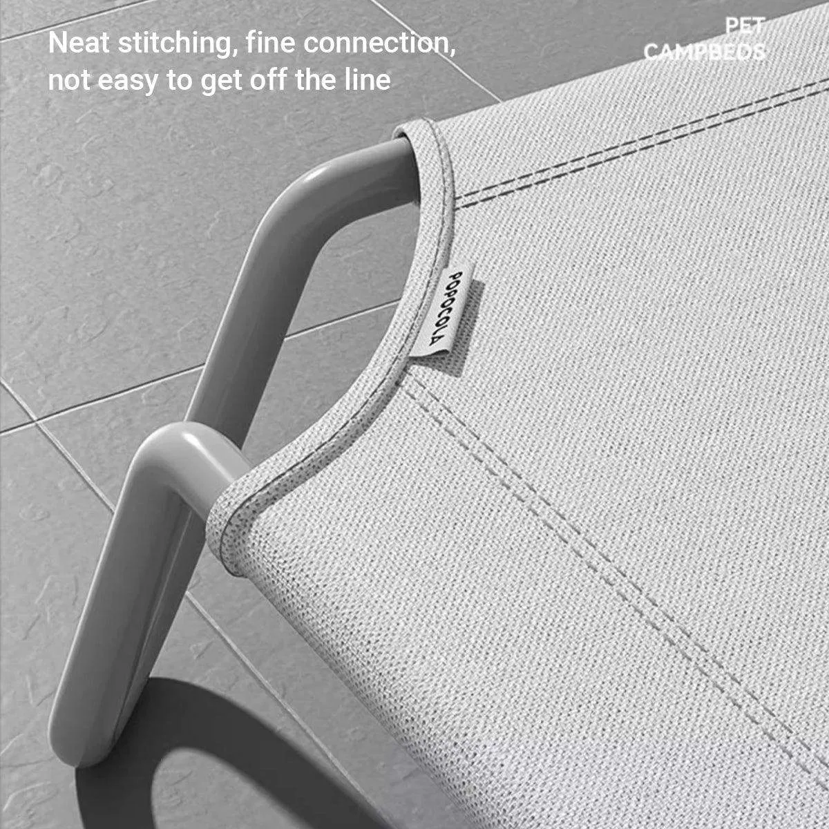 Elevated Design for Comfort Breathable & Portable Camping Dog Bed