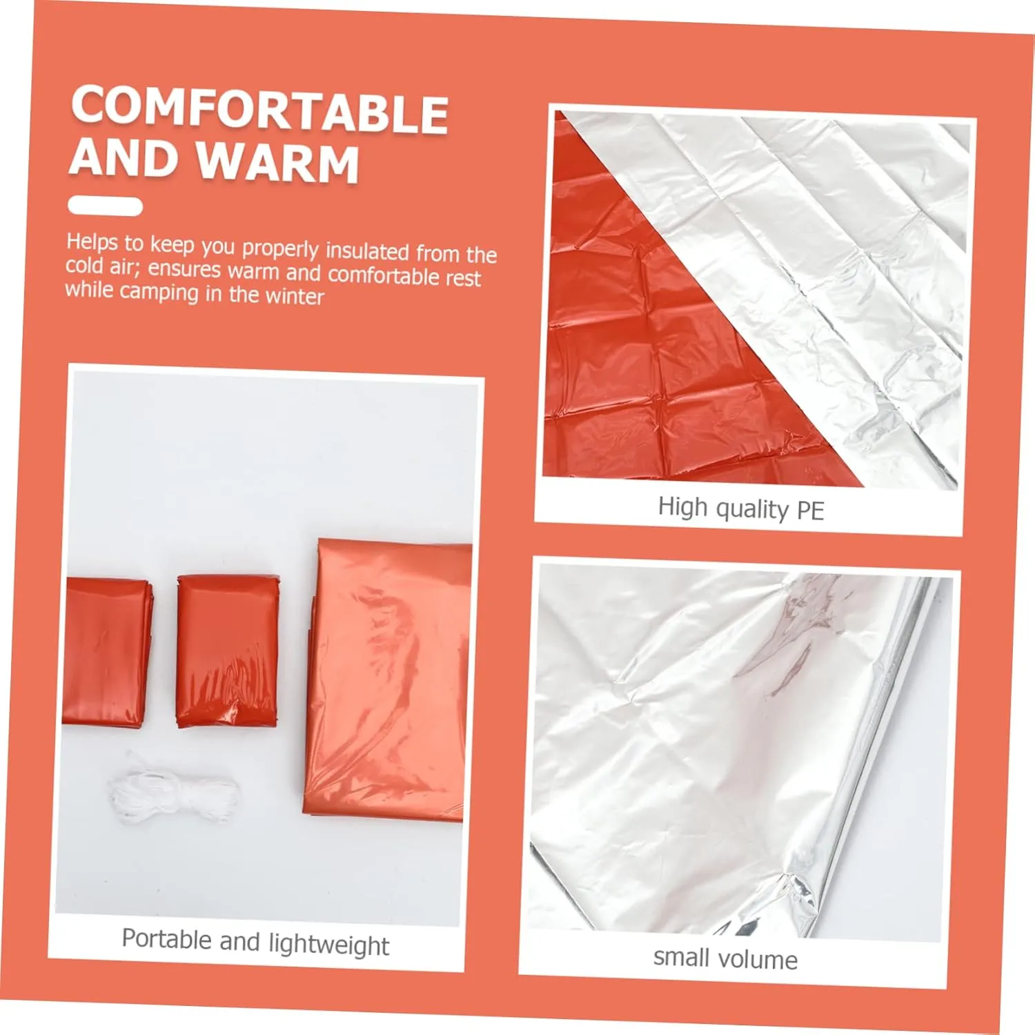 Emergency Tent Set Outdoor Camping Tool Camping Tent Sleeping Pouch Emergency Sleeping Sack Travel Tent