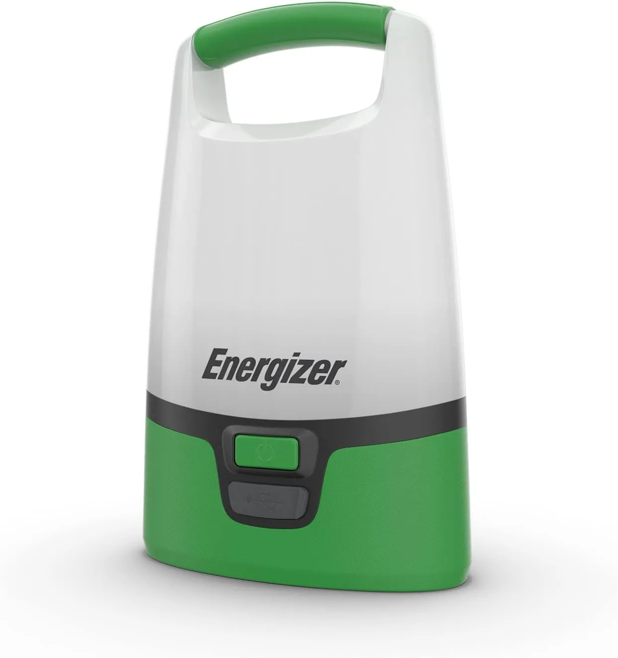 Energizer Rechargeable LED Lantern, Bright Camping Lantern, Water Resistant Emergency Light with Micro-USB Charging Cable, Pack of 1, Bright Green
