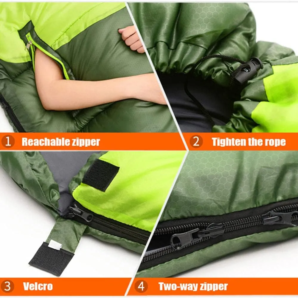 Envelope Sleeping Bag, Warm Waterproof Lightweight Camping Sleeping Bag,190cm75cm,Can Be Spliced Double Sleeping Bag, Sleeping Bags for Adults and Children Camping