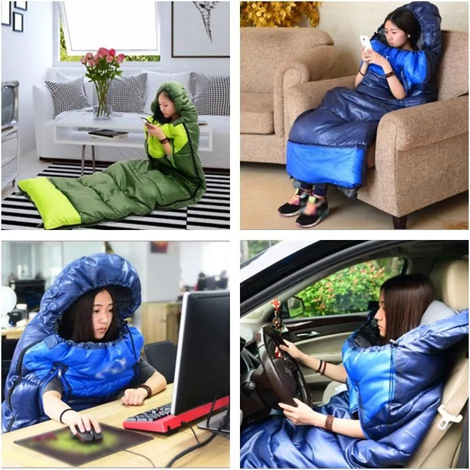Envelope Sleeping Bag, Warm Waterproof Lightweight Camping Sleeping Bag,190cm75cm,Can Be Spliced Double Sleeping Bag, Sleeping Bags for Adults and Children Camping
