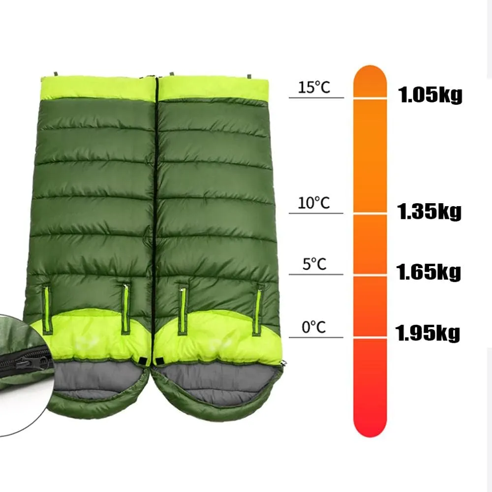 Envelope Sleeping Bag, Warm Waterproof Lightweight Camping Sleeping Bag,190cm75cm,Can Be Spliced Double Sleeping Bag, Sleeping Bags for Adults and Children Camping