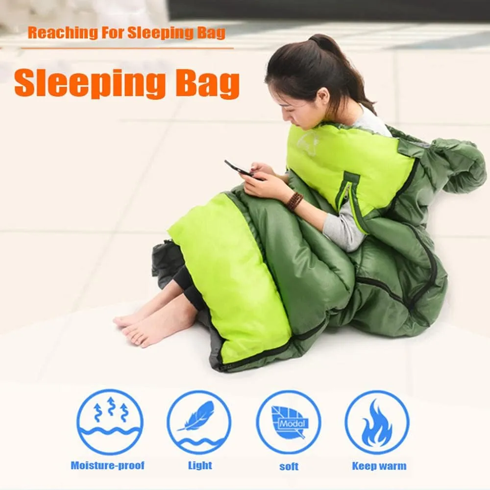Envelope Sleeping Bag, Warm Waterproof Lightweight Camping Sleeping Bag,190cm75cm,Can Be Spliced Double Sleeping Bag, Sleeping Bags for Adults and Children Camping