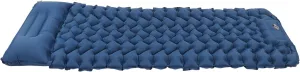 Ergonomic Inflatable Sleeping Pad with Foot Pump, Portable for Office, Outdoor, and Camping, Includes Storage Bag (Navy Blue)