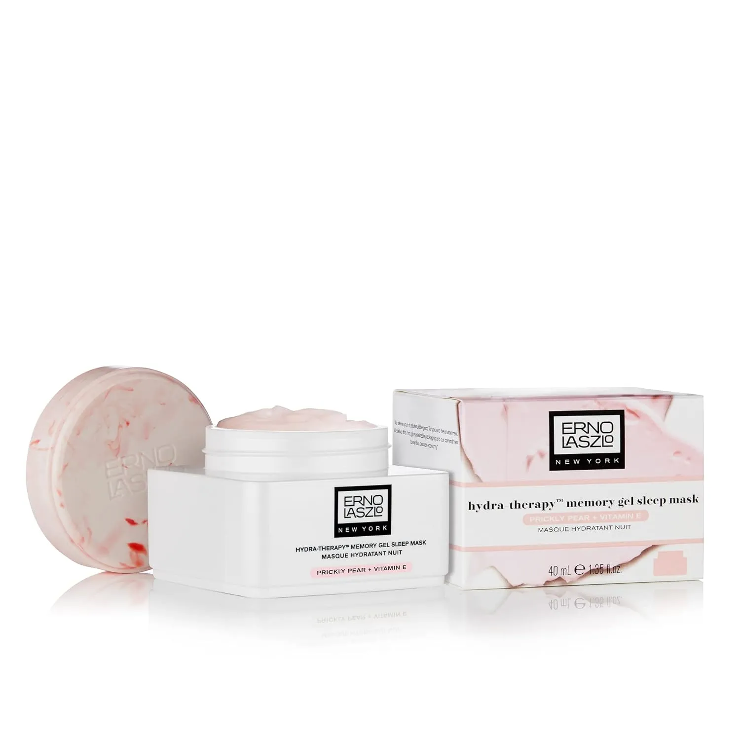 Erno Laszlo Hydra-Therapy Memory Gel Sleep Mask, Overnight Hydration, Leave-on Face Mask with Antioxidants and Vitamin E for Smooth and Elastic Skin During Sleep, 1.35 Fl Oz