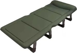 EYPKPL cots for Sleeping Portable Camping Cots 4 Position Adjustable Foldable Camping Cot W/Mattress and Pillow Camping Cots for Adults Lounge Chair Stretching Freely