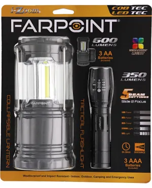 Farpoint Collapsible Lantern and Tactical Flashlight