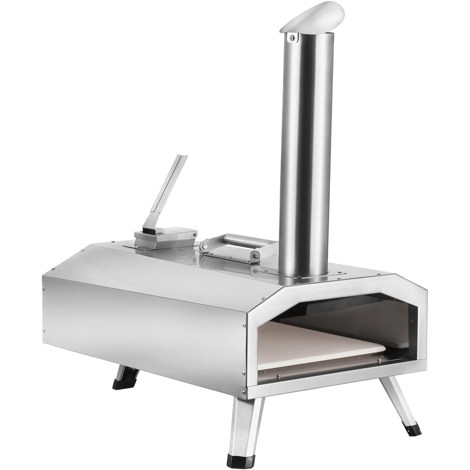 (FINAL PRICES ARE LOWER ON OUR SITE!) VEVOR 12" Outdoor Pizza Oven Portable Pellet/Gas Pizza Oven Foldable for Camping
