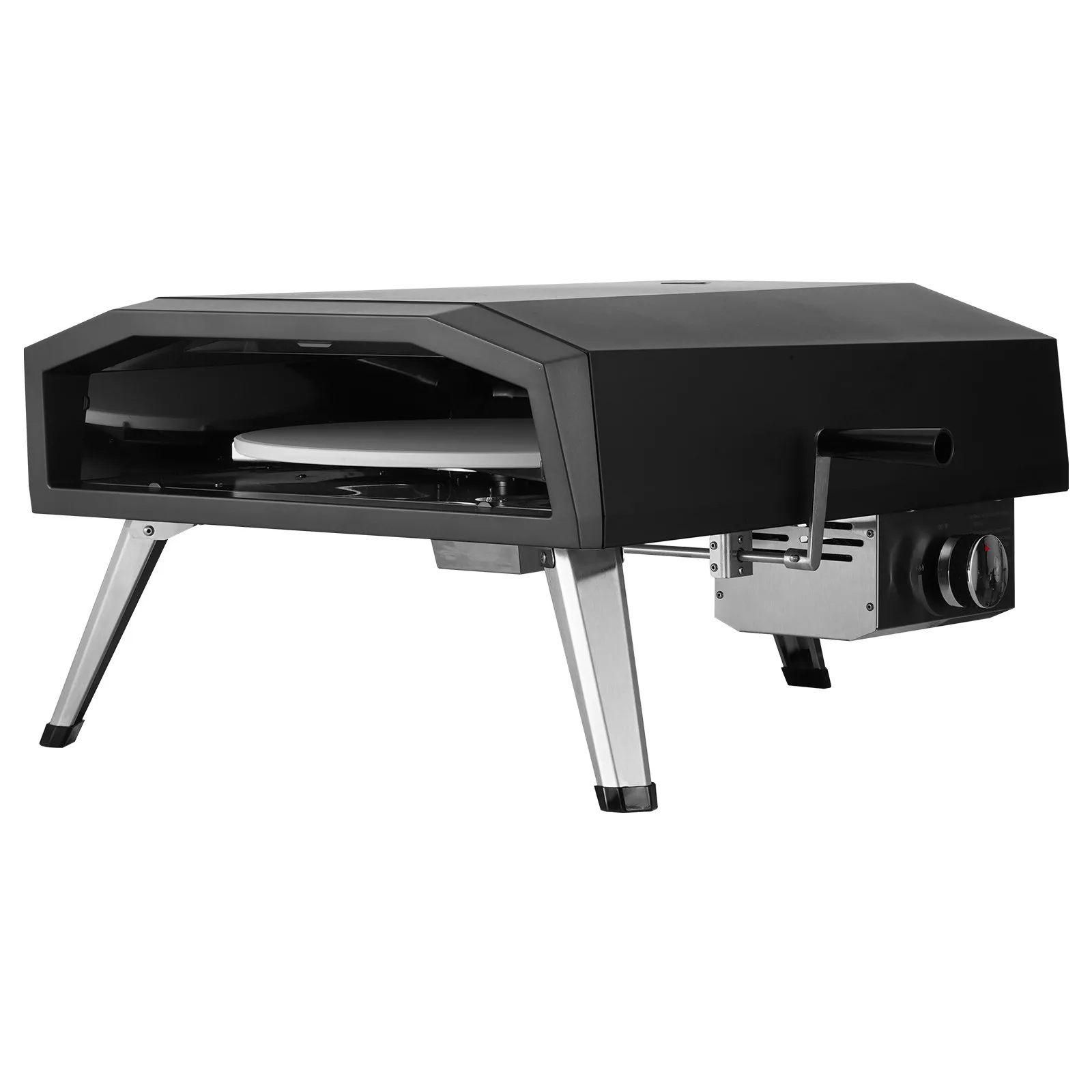(FINAL PRICES ARE LOWER ON OUR SITE!) VEVOR 13" Outdoor Pizza Oven Portable Gas Oven Iron Spray Foldable for Camping