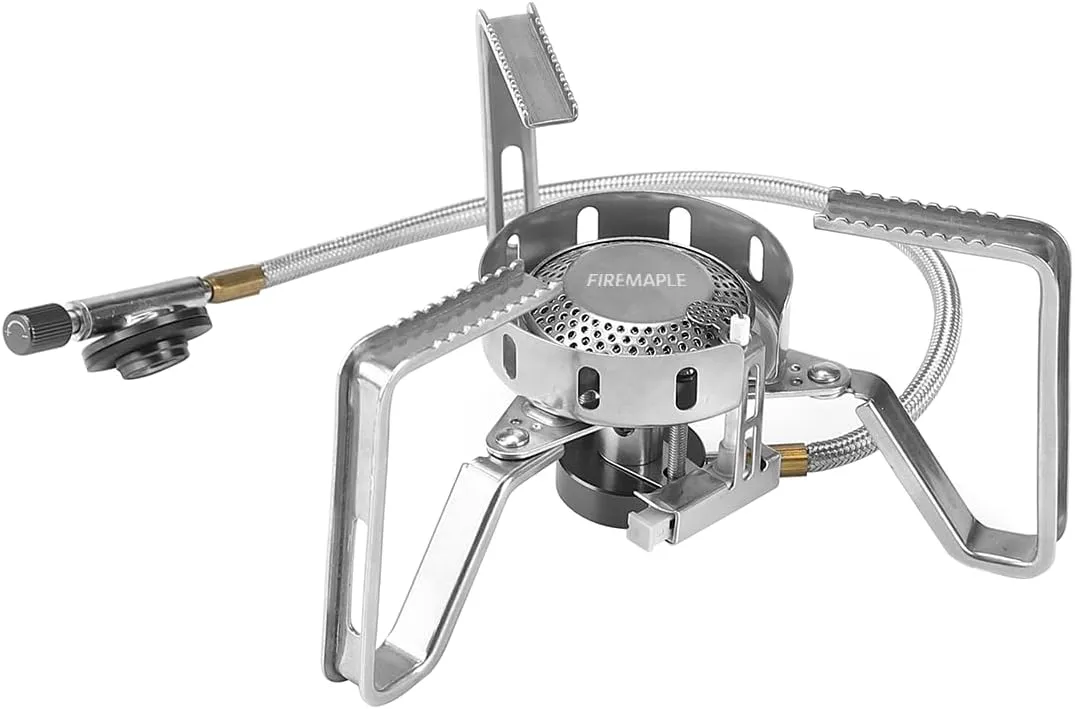 Fire-Maple FMS-125 PRO Gas Stove – Compact High-Powered Backpacking Stove with Wind-Resistant Flame, Stable Detachable Design, Electric Ignition – Lightweight & Durable for Camping & Hiking