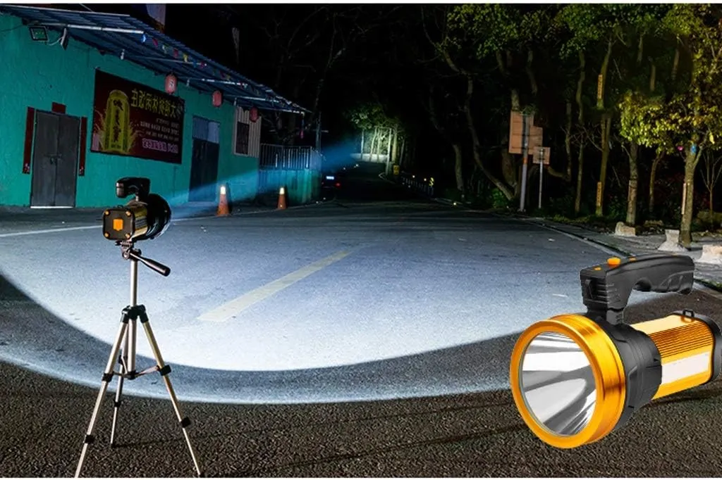 Flashlight Portable Rechargeable Light Dimmable Camping Light for Tent Lantern/Patio/Garden/Power Failure/BBQ/On Foot (Size : 9000W)