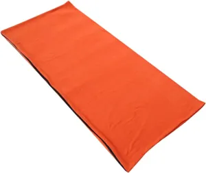 Fleece Camping Sleeping Bag Zipper for Adults Packable Travel Sleeping Bag Lightweight for Hiking Outdoor