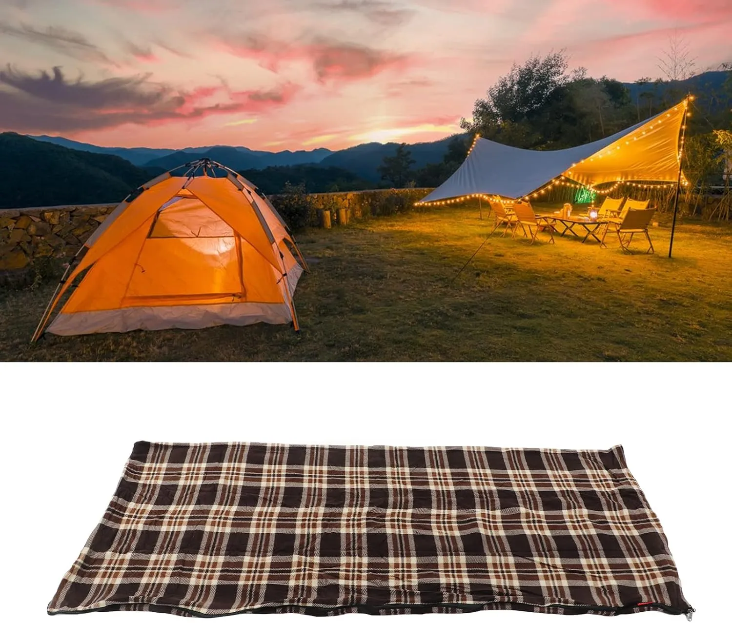Fleece Sleeping for Adults, Camping and Hiking, Warm and Breathable, Multi Purpose Use, Lightweight and to Store, Machine Washable, Skin Friendly Fabric