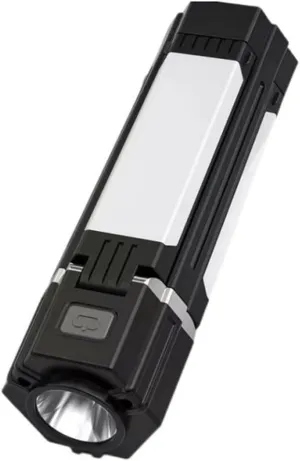 Foldable Camping Lamp & Lanterns,1000LM & 3 Light Modes,Rechargeable, Tent Hanging, Power Supply, Waterproof, Foldable Lamp for Camp, Beach, Travel, Power Outages (Black)