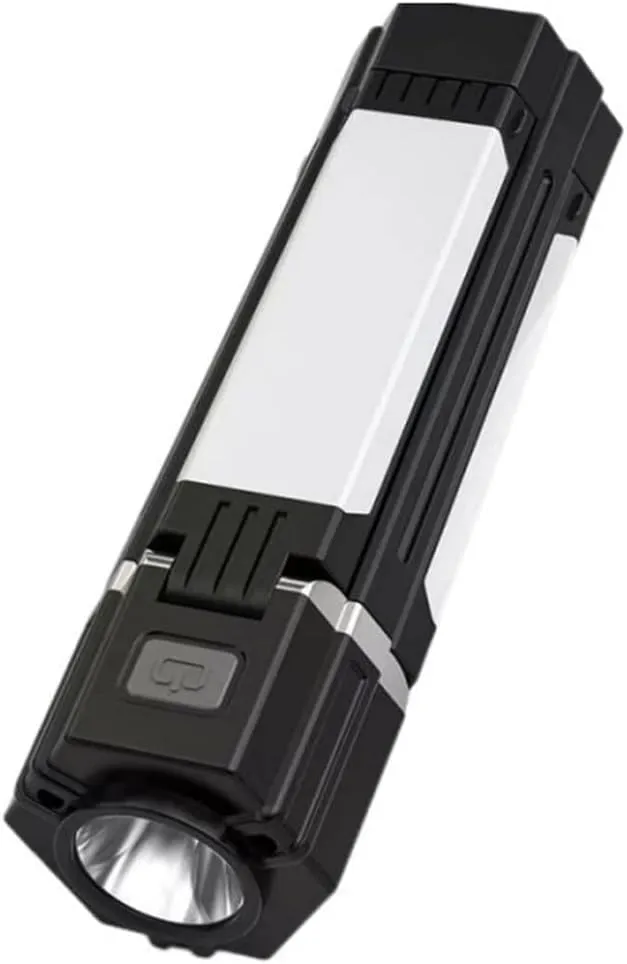 Foldable Camping Lamp & Lanterns,1000LM & 3 Light Modes,Rechargeable, Tent Hanging, Power Supply, Waterproof, Foldable Lamp for Camp, Beach, Travel, Power Outages (Black)