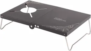 Foldable Camping Table, Portable Outdoor Stove Table with Storage Bag for Camping Hiking Picnic Compatible with 4 Combustors