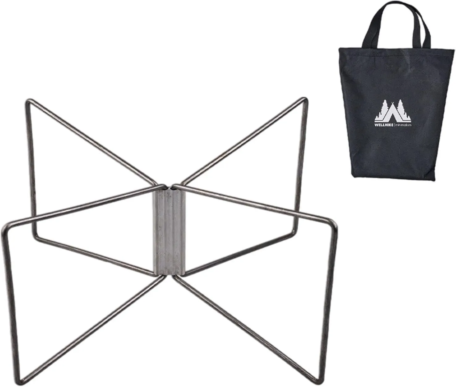 Foldable Cooler Stand, Folding Luggage Rack, Ice Bucket Holder with Carry Bag, Ice Box Holder Foldable Stand Rack
