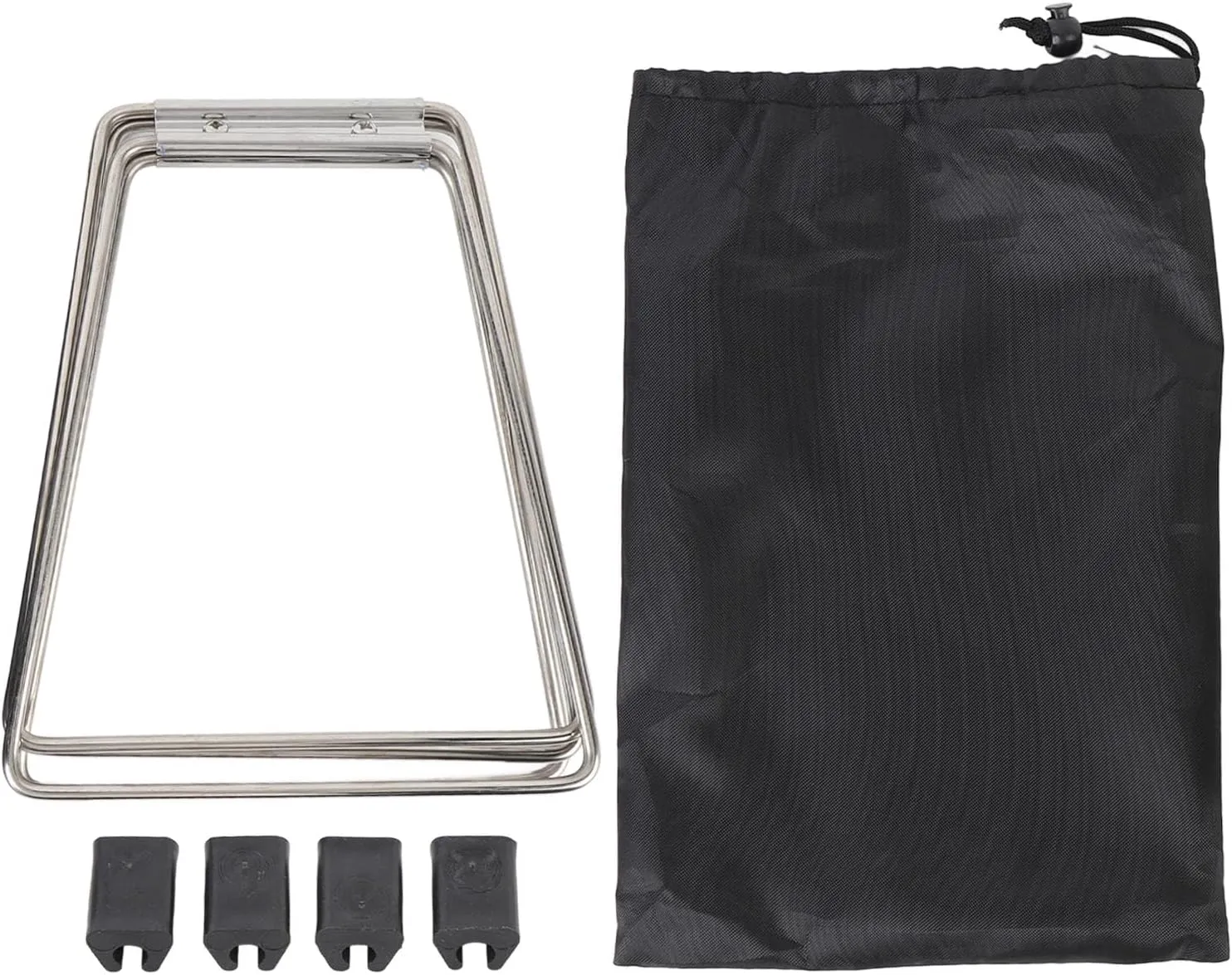 Foldable Cooler Stand, Stainless Steel Luggage Rack Damp Proof Outdoor Cooler Holder Stand Universal Stand Cooler for Camping