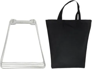 Foldable Cooler Stand with Carry Bag Trash Bag Holder Multifunctional Suitcase Rack Ice Box Holder for Camping Travel Cooking