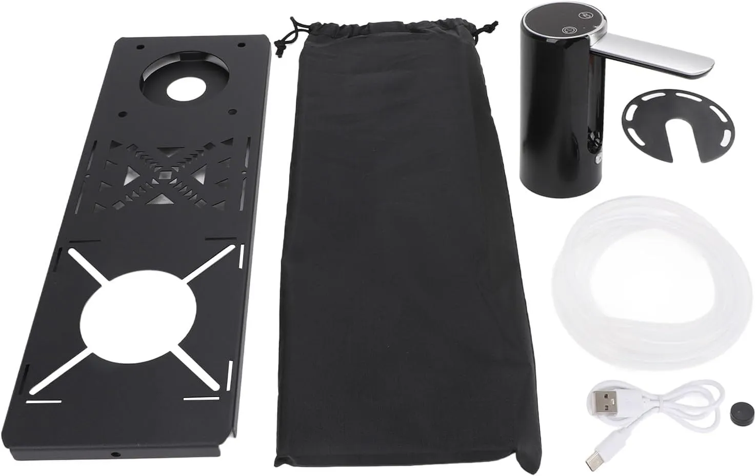 Foldable Electric Water Pump, Stainless Steel Camping Portable IGT Table Board with Storage Bag Spider Stove Accessories for Outdoor Camping