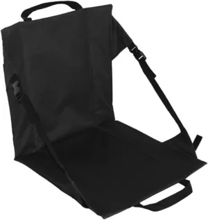 Foldable Fishing Chair Portable Outdoor Leisure Seat Backrest Compact Design for Camping Garden Picnic and Travel