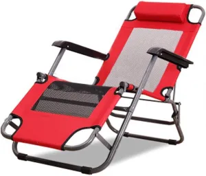 Foldable Recliner Chair Headrest Folding Chair Recliner Mesh Multi-Function Adjustable Anti-Slip Durable Lunch Break Office Chair